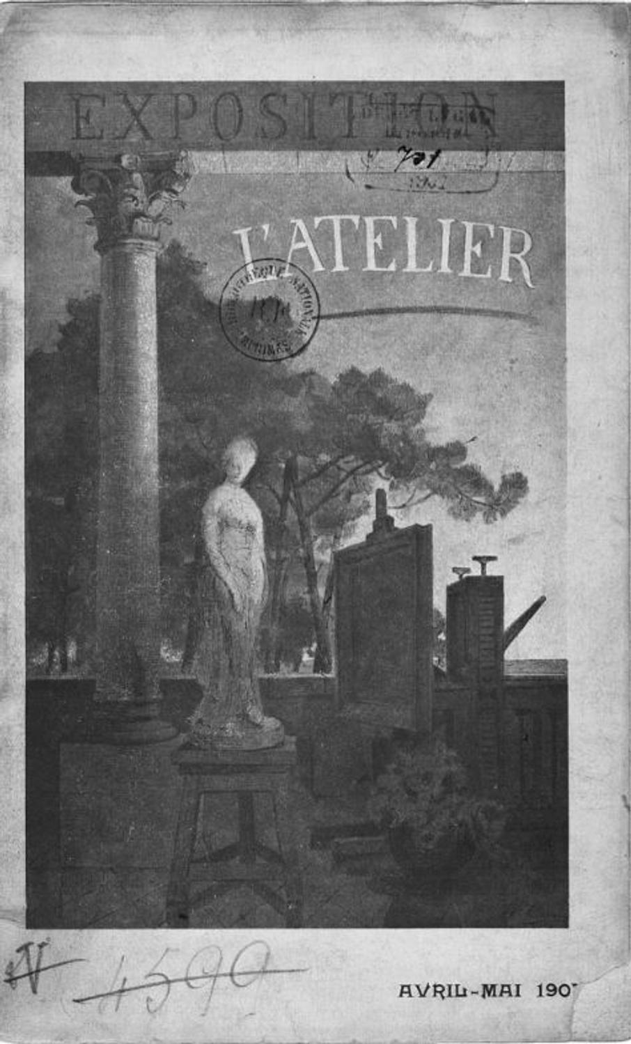 Couverture du catalogue L'Atelier 1907