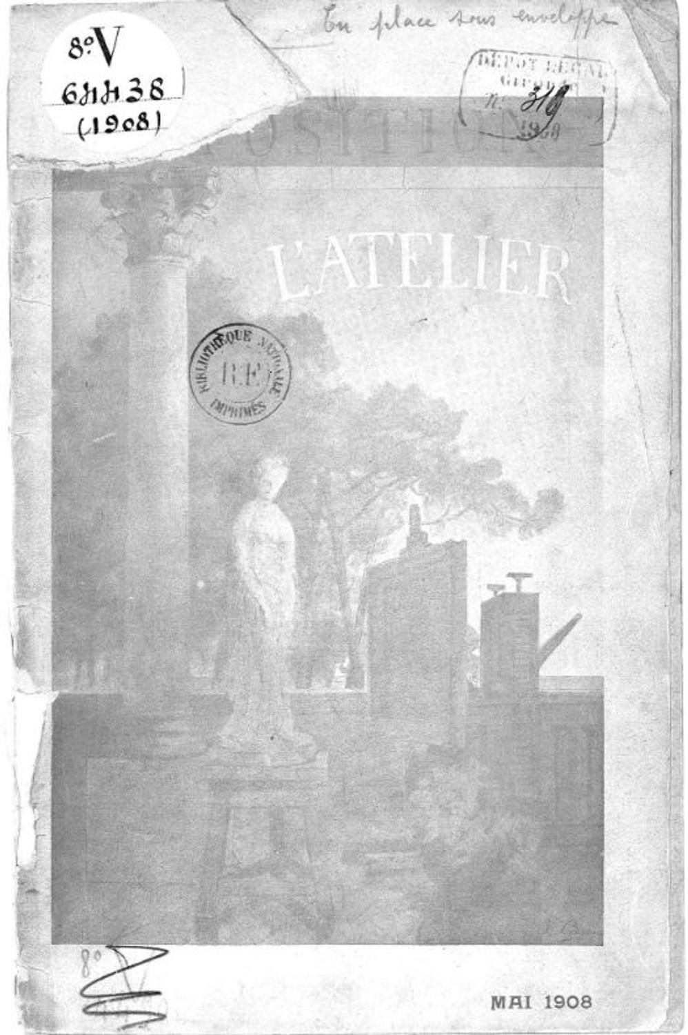 Couverture du catalogue L'Atelier 1908