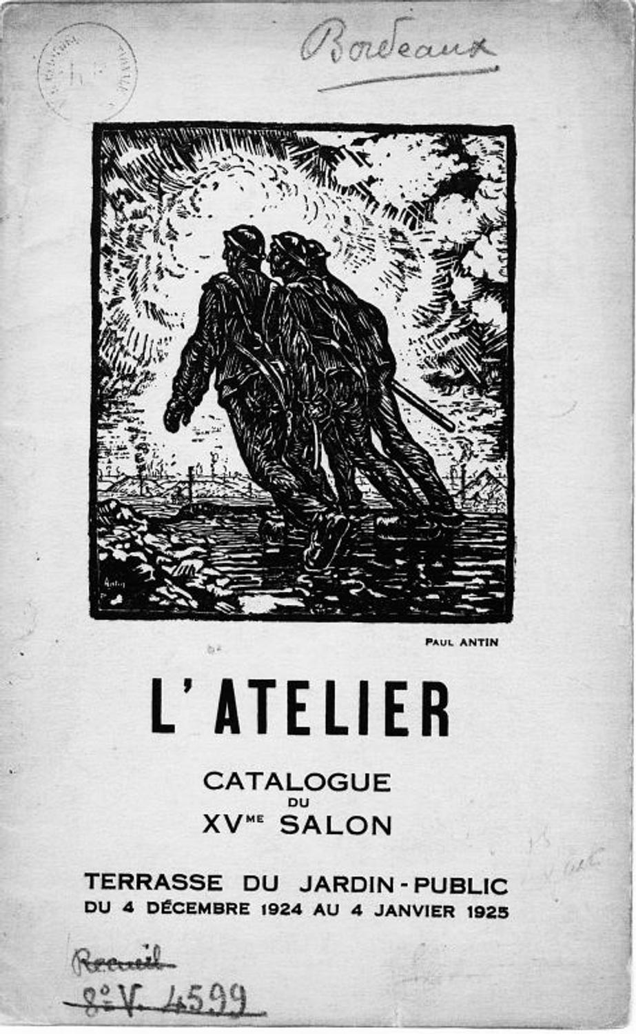 Couverture du catalogue L'Atelier 1924