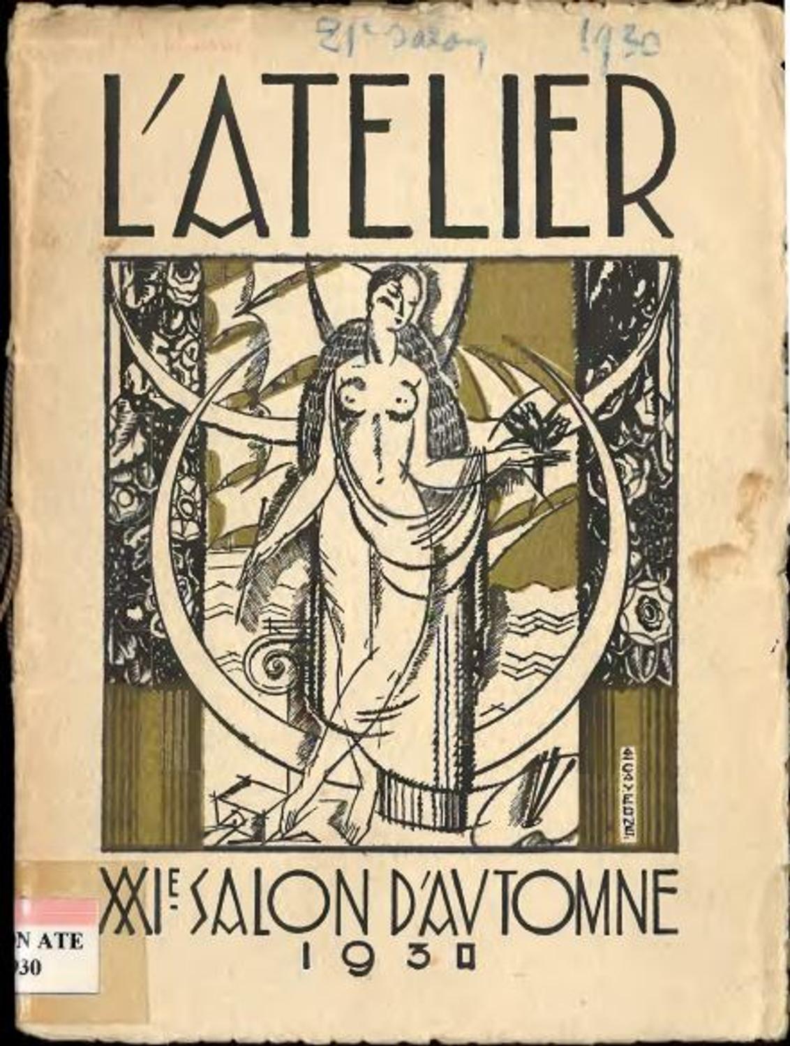 Couverture du catalogue L'Atelier 1930