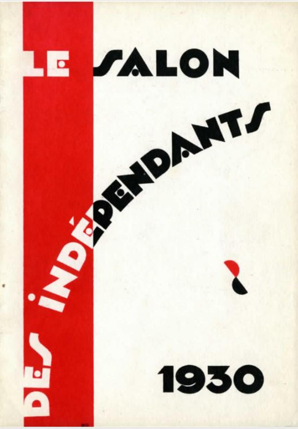 Couverture du catalogue de 1930 du Salon des Artistes Indépendants Bordelais